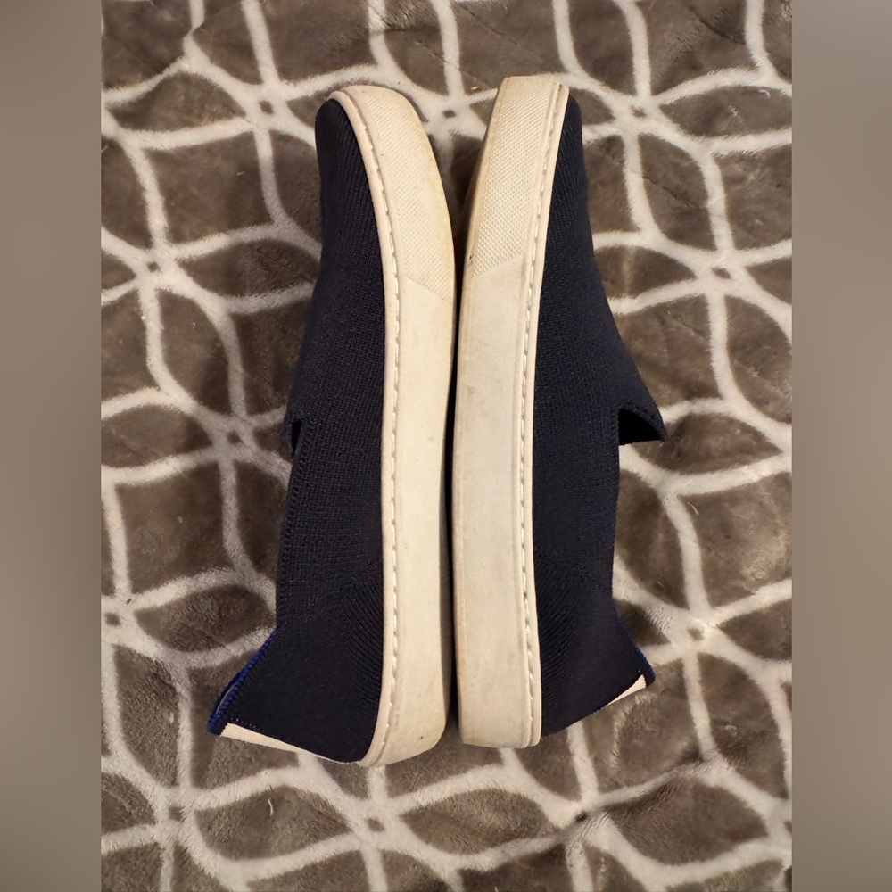 Rothy's Navy Blue Slip-On Sneakers - Picture 5 of 9